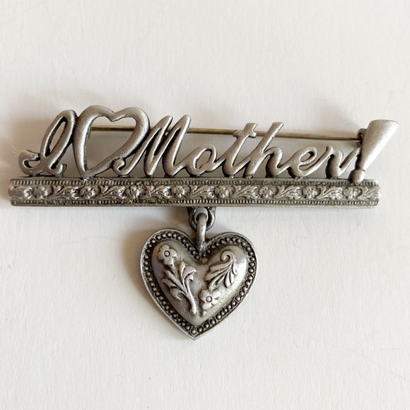 Orecchini A Perno Jonette Jewelry In Peltro Oro E Argento – Forma Quadrata Scritta 'Mamma' Tema Famiglia - Foto 2